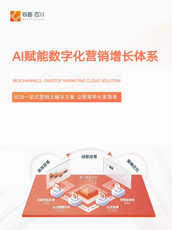 致趣百川《AI赋能数字化营销增长体系》