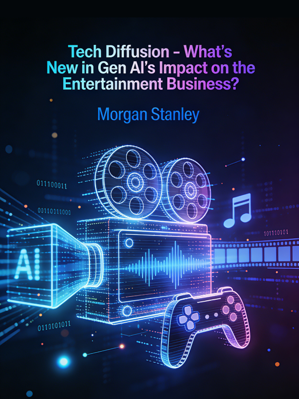 摩根士丹利《生成式人工智能对娱乐业影响的新动态》报告